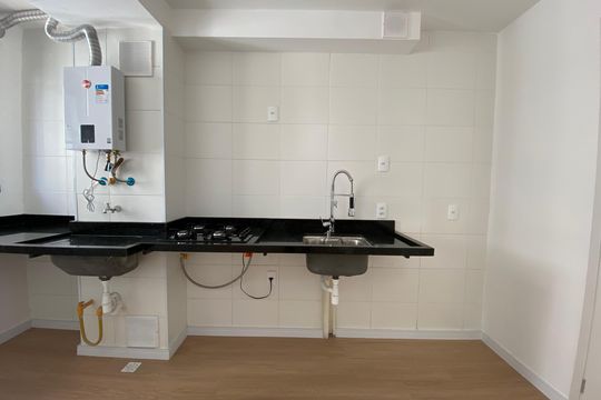 Cozinha de apartamento à venda com 2 quartos, 37m² em Jaguaré, São Paulo