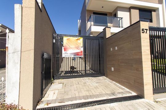 Fachada do Condominio de casa à venda com 3 quartos, 166m² em Xaxim, Curitiba