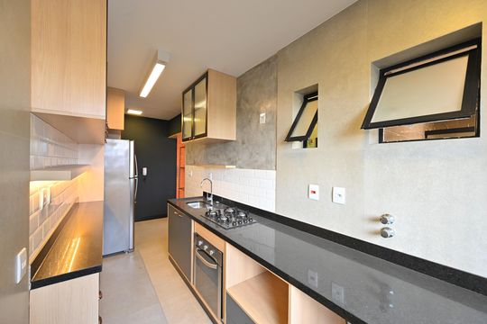 Cozinha de apartamento para alugar com 2 quartos, 78m² em Chácara Inglesa, São Paulo