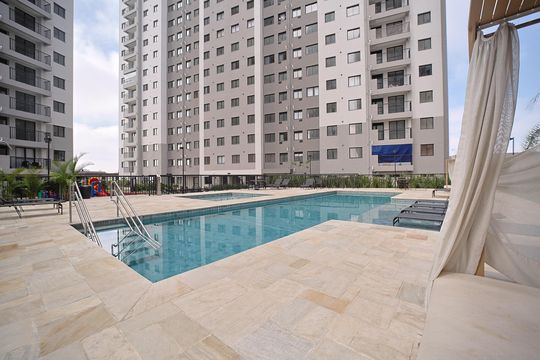 Área comum - Piscina de apartamento para alugar com 2 quartos, 42m² em Vila Campanela, São Paulo