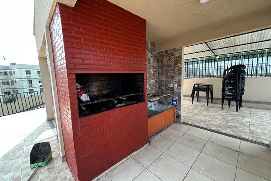 Área comum - Churrasqueira de apartamento para alugar com 2 quartos, 45m² em Pavuna, Nilópolis