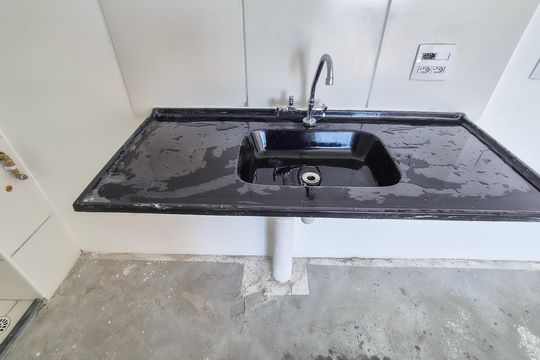 Cozinha e Área de Serviço de apartamento para alugar com 2 quartos, 38m² em Bonsucesso, Rio de Janeiro