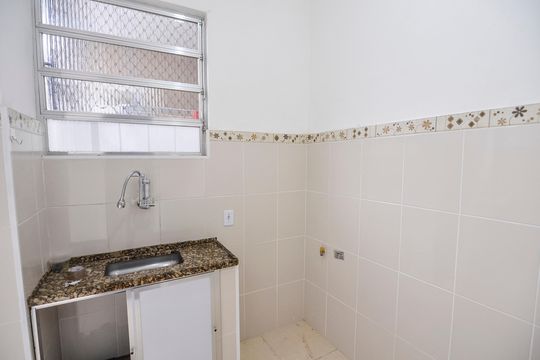 Cozinha de apartamento à venda com 1 quarto, 48m² em Grajaú, Rio de Janeiro
