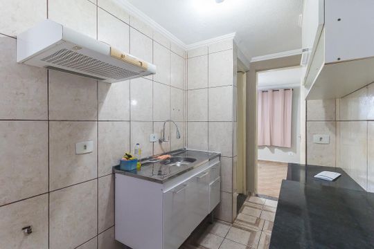 Cozinha de apartamento para alugar com 2 quartos, 50m² em Jardim Debora, Poá