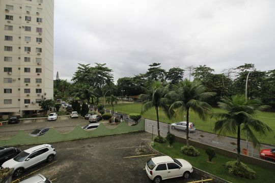 Quarto - Vista de apartamento para alugar com 1 quarto, 45m² em Barra Olímpica, Rio de Janeiro