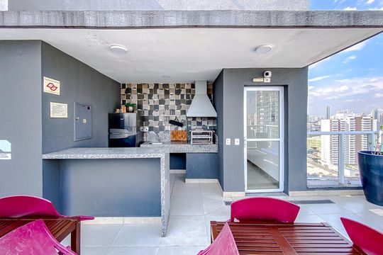 Área comum - Churrasqueira de apartamento para alugar com 2 quartos, 60m² em Quarta Parada, São Paulo