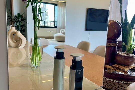 Sala de apartamento à venda com 3 quartos, 97m² em Setor Bueno, Goiânia