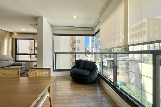 Varanda de apartamento à venda com 2 quartos, 67m² em Vila Clementino, São Paulo