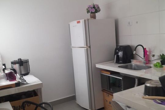 Cozinha de apartamento à venda com 2 quartos, 36m² em Ferreira, São Paulo