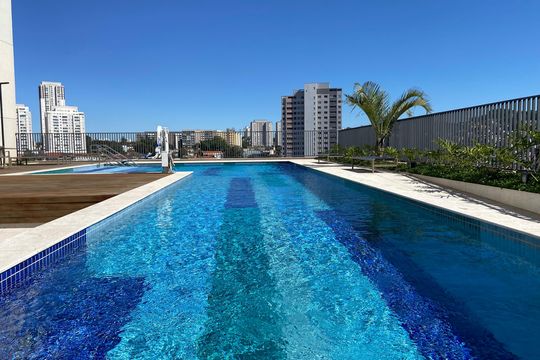 Área comum de apartamento para alugar com 1 quarto, 45m² em Vila Sonia, São Paulo