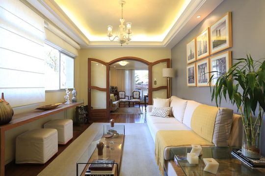 Sala de apartamento à venda com 4 quartos, 221m² em Cidade Nova, Belo Horizonte