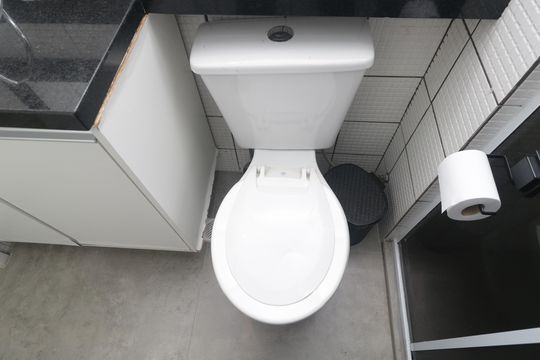 Banheiro da Suíte de apartamento à venda com 3 quartos, 72m² em Jardim Monte Libano, Santo André