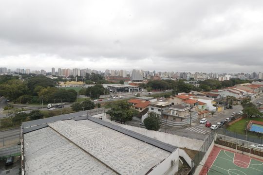 Vista da Suíte de apartamento à venda com 3 quartos, 72m² em Jardim Monte Libano, Santo André