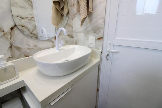 Banheiro da Suíte de apartamento à venda com 2 quartos, 42m² em Cidade Patriarca, São Paulo
