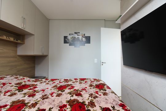 Suíte de apartamento à venda com 2 quartos, 42m² em Cidade Patriarca, São Paulo