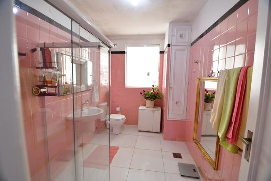 Banheiro Social de apartamento à venda com 4 quartos, 140m² em Centro, Campinas