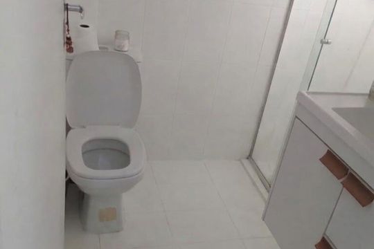 Banheiro de apartamento à venda com 1 quarto, 28m² em Bela Vista, São Paulo