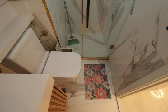 Banheiro da Suíte de apartamento à venda com 2 quartos, 54m² em Liberdade, São Paulo