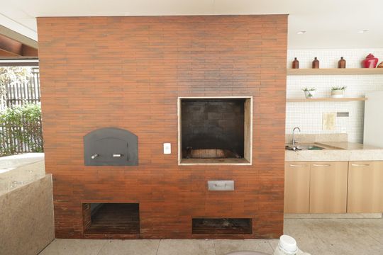 Área comum - Churrasqueira de apartamento à venda com 2 quartos, 54m² em Liberdade, São Paulo
