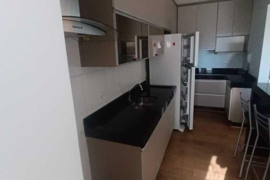 Cozinha de apartamento para alugar com 2 quartos, 67m² em Chácara Antonieta, Limeira