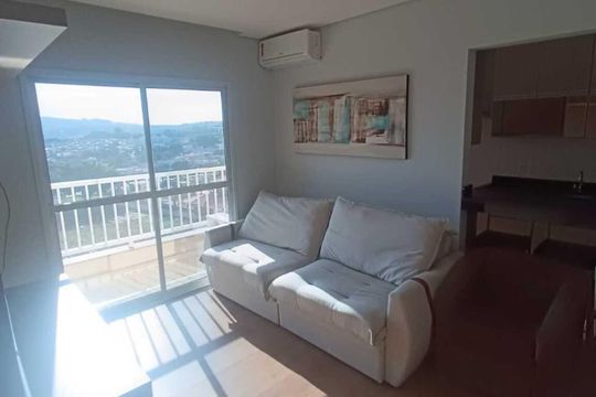 Sala de apartamento para alugar com 2 quartos, 67m² em Chácara Antonieta, Limeira