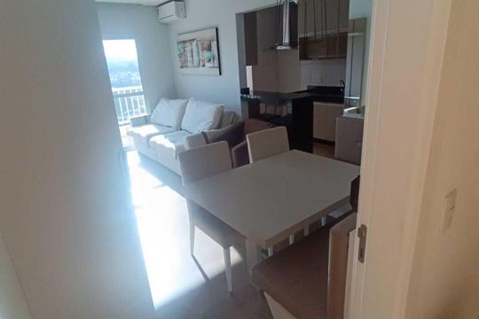 Sala de apartamento para alugar com 2 quartos, 67m² em Chácara Antonieta, Limeira
