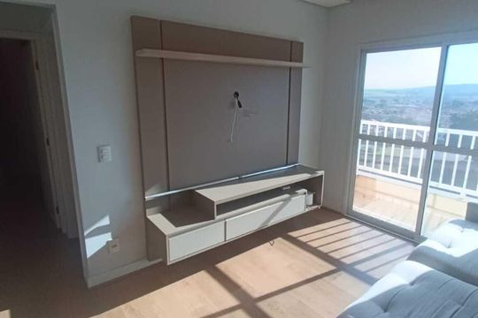 Sala de apartamento para alugar com 2 quartos, 67m² em Chácara Antonieta, Limeira