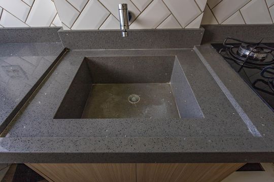 Área de serviço de apartamento à venda com 2 quartos, 52m² em Centro, Diadema