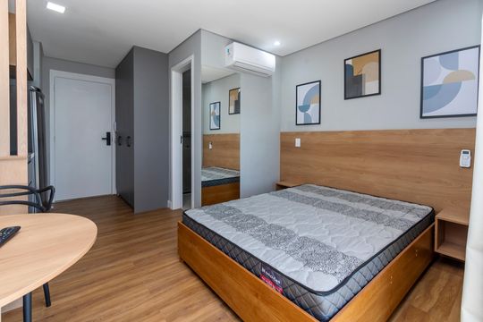 Studio de kitnet/studio para alugar com 1 quarto, 26m² em Santo Amaro, São Paulo