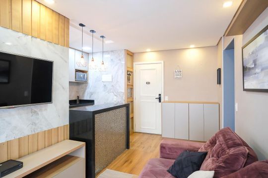 Sala de apartamento para alugar com 2 quartos, 60m² em Mauá, São Caetano do Sul