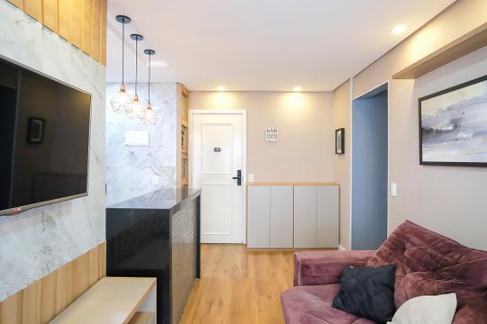 Sala de apartamento para alugar com 2 quartos, 60m² em Mauá, São Caetano do Sul