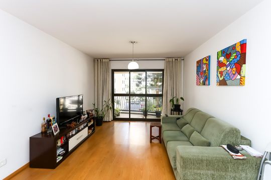 sala  de apartamento à venda com 3 quartos, 110m² em Chácara Agrindus, Taboão da Serra