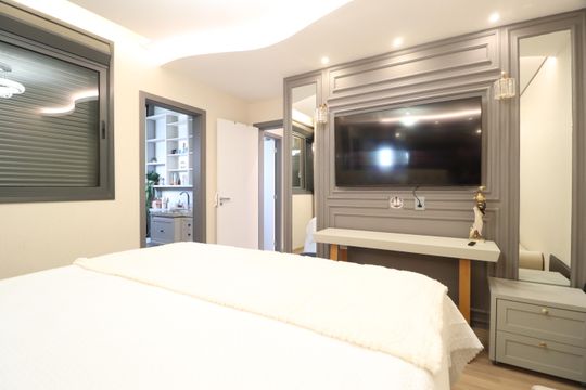 Quarto 1 - Suíte de apartamento para alugar com 3 quartos, 96m² em Osvaldo Rezende, Uberlândia