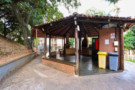 Área comum - Churrasqueira de apartamento à venda com 3 quartos, 80m² em Nova Granada, Belo Horizonte