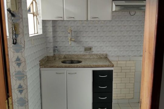 Cozinha de apartamento para alugar com 1 quarto, 46m² em Santa Teresa, Rio de Janeiro