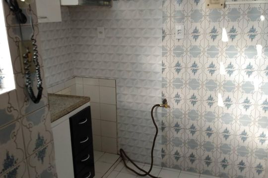 Cozinha de apartamento para alugar com 1 quarto, 46m² em Santa Teresa, Rio de Janeiro