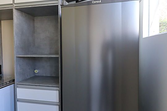 Cozinha de apartamento à venda com 1 quarto, 44m² em Boa Vista, Porto Alegre