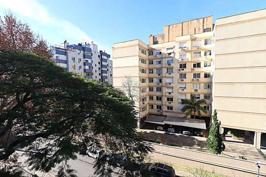 Vista da Área de Serviço de apartamento à venda com 1 quarto, 44m² em Boa Vista, Porto Alegre