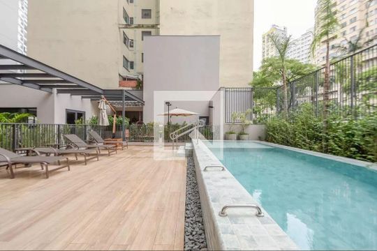 Área comum - Piscina de apartamento à venda com 1 quarto, 39m² em Bela Vista, São Paulo