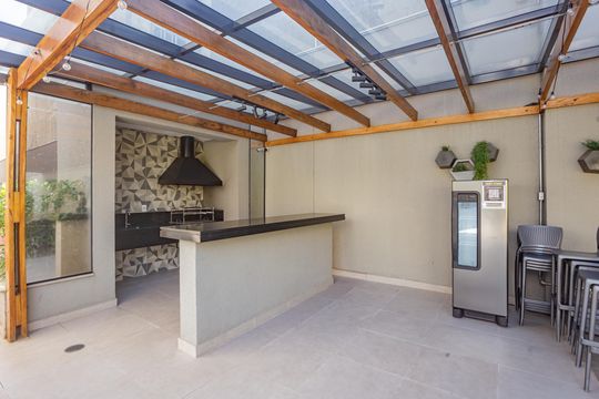 Área comum - Churrasqueira de apartamento à venda com 1 quarto, 33m² em Ipiranga, São Paulo