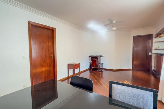 Sala de apartamento à venda com 3 quartos, 96m² em Cidade Monções, São Paulo