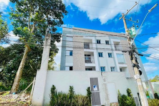 Placa instalada de apartamento para alugar com 2 quartos, 39m² em Jardim Santa Paula, Cotia