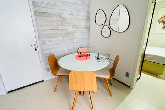 Sala de Jantar de apartamento para alugar com 2 quartos, 39m² em Jardim Santa Paula, Cotia