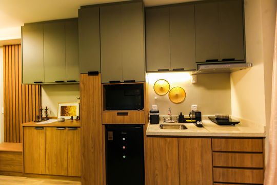 Sala/Cozinha de kitnet/studio para alugar com 1 quarto, 30m² em Alto da Mooca, São Paulo