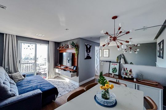 Sala de apartamento à venda com 3 quartos, 72m² em Tatuapé, São Paulo