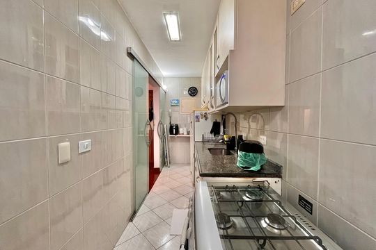 Cozinha de apartamento à venda com 2 quartos, 112m² em Gávea, Rio de Janeiro