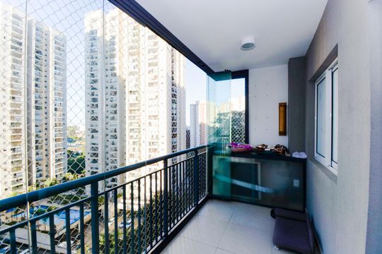 Varanda da Sala de apartamento à venda com 3 quartos, 75m² em Picanço, Guarulhos