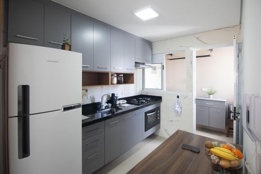 Cozinha - Armários de apartamento à venda com 2 quartos, 40m² em Vila Mazzei, São Paulo