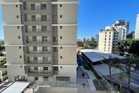Vista da Varanda de kitnet/studio para alugar com 1 quarto, 25m² em Butantã, São Paulo