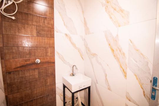 Banheiro  de kitnet/studio para alugar com 1 quarto, 12m² em Aparecida 7ª Seção, Belo Horizonte
